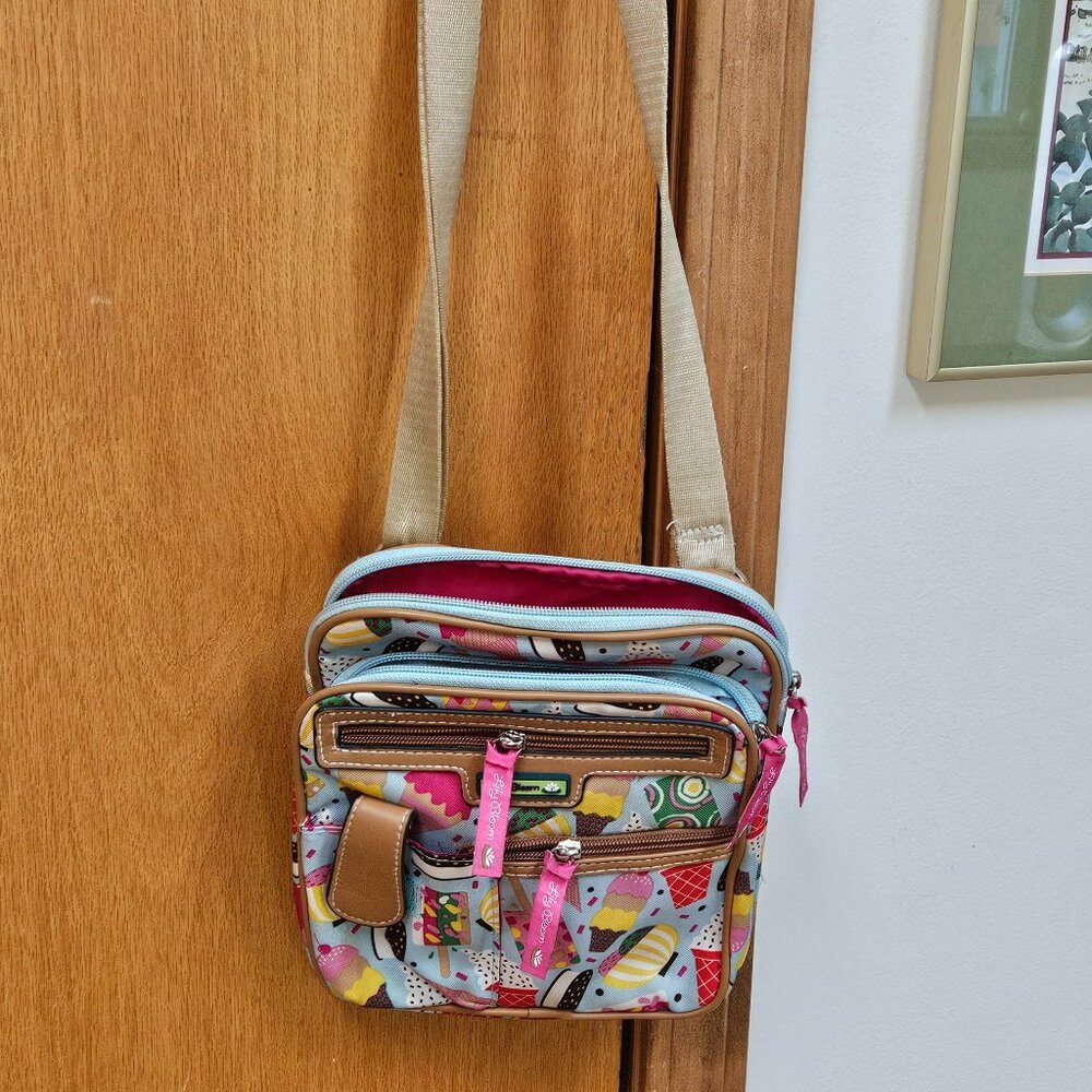 lily bloom crossbody shoulder bag simmer ice cream